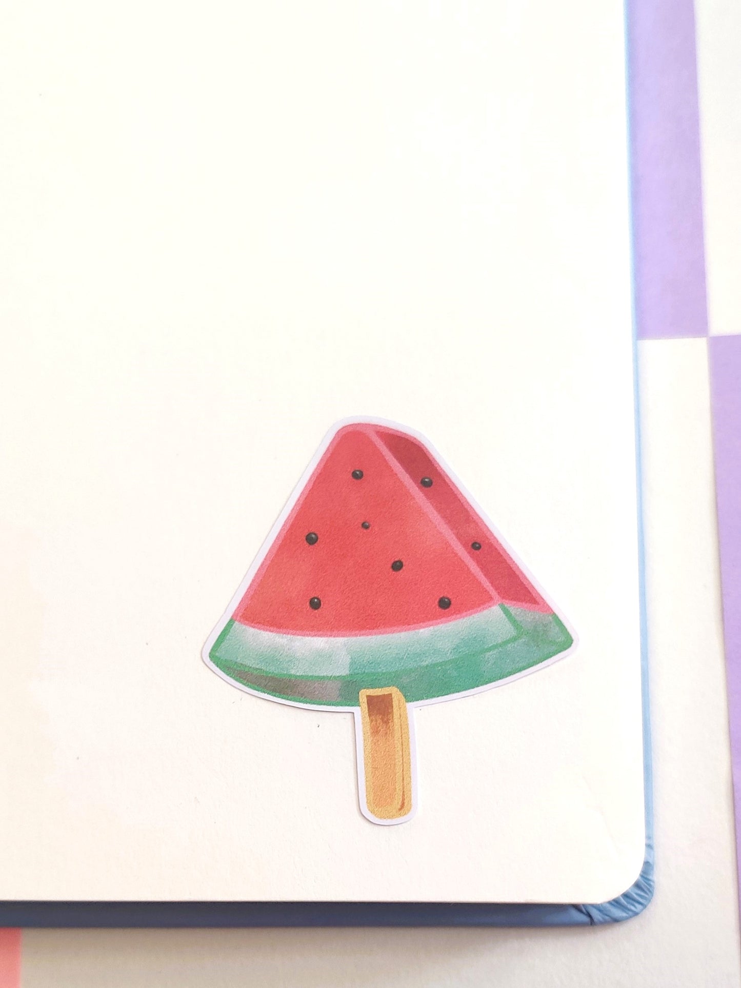 Watermelon Icecream Handmade Vinyl Sticker