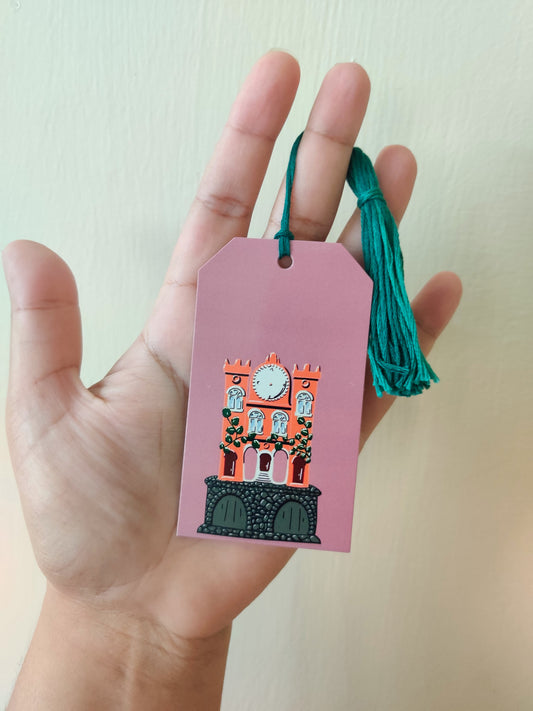 Castle handmade tassel bookmark