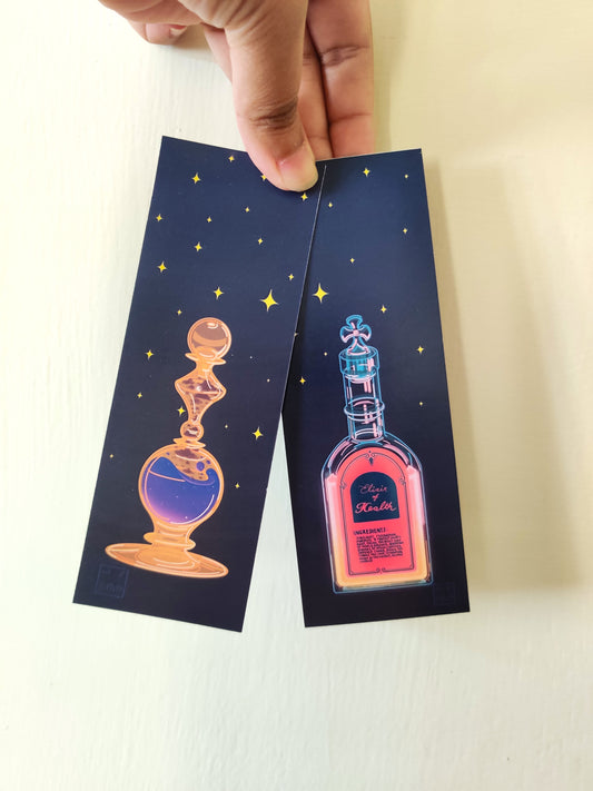 Magical Potions double-sided bookmark