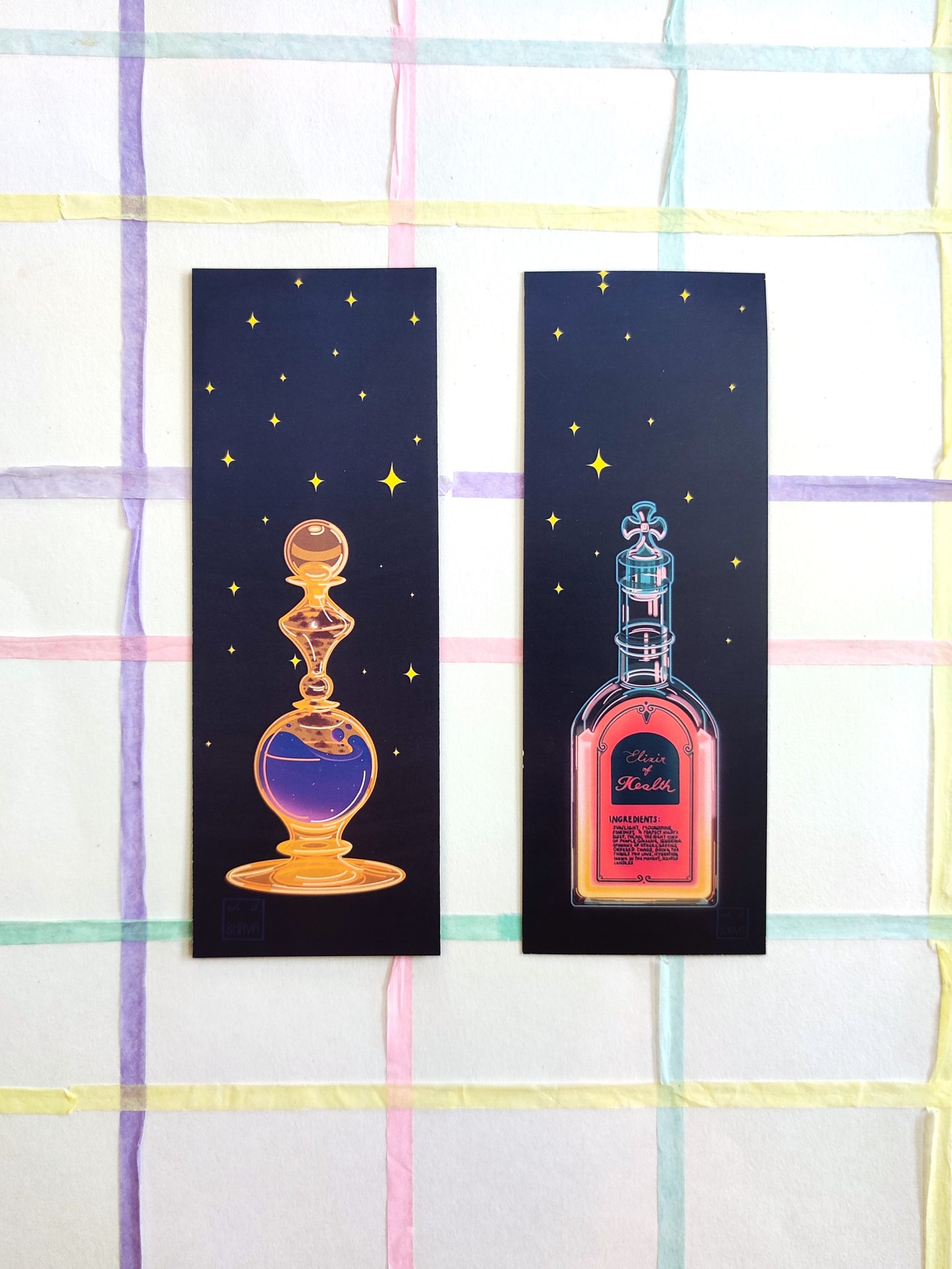 Magical Potions double-sided bookmark